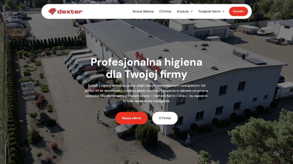 Strona internetowa Dexter Higiena