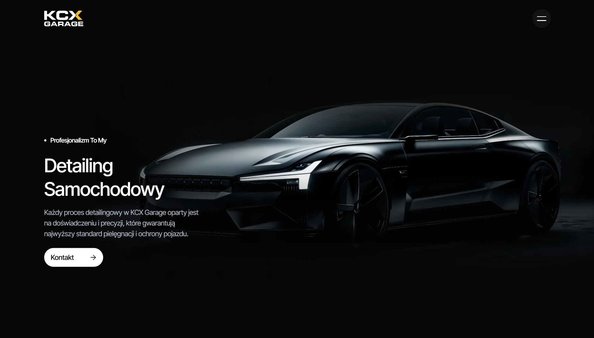 Strona internetowa KCX Garage